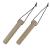 Alpidex 2 pieces of wood training handles real wood training handles for climbing training forearm training also as a complement to the sling trainer