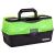 Flambeau Outdoors 6383FG 3-Tray Classic Tray Tackle Box, Portable Tackle Organizer, Frost Green/Black