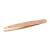 Tweezerman Mini Slant Tweezer Rose Gold - Tweezers for Eyebrows, Travel Tweezers for Eyebrows, Facial Hair, Ingrown Hair (Rose Gold)