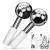 Ice Globes For Facials | Unbreakable Facial Ice Roller | Cryo Globes For Facials Anti-Age | Set Of 2 Anti-Wrinkle Face Globes | Cold Face Roller For Eyes and Face | Facial Ice Globes | Facial Tool Silver