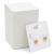 200-Pack White Earring Cards Hanging Earring Cards for Selling Display Packaging Storage Durable and Sturdy Paper Material Jewelry Holders (2x2 in) Bulk Pack