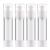 Yalbdopo 4Pcs Airless Pump Bottle | Refillable Empty Clear Travel Lotion Pump Containers/Vacuum Press Pump Bottles for Foundation Essence Lotion (50ml)