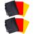 Friencity Soccer Referee Card Sets, Warning Referee Red and Yellow Cards with Wallet Score Sheets, Pencil Accessories, 2 Packs