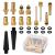 24 PCs bicycle valve adapter all valve adapter SV AV DV Bicycle Valve adapter set compress Dunlop Autoventil Sclaverand Valentil with sealing ring for bicycle pump stand pump air ball pump