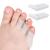 Pinky Toe Separator Pinky Toe Cushion DYKOOK 6PCS Little Toe Straightener Gel Sup Soft Tailors Bunion Corrector for Bunionette Pain Relief Overlapping Toe Calluses Blisters Corns Protect