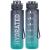 Sahara Sailor drinking bottle sports drinking bottle BPA-Free Tritan 1l/500ml/750ml of leak-proof sports water bottle sports bottle for bicycle camping yoga gym (1 bottle) 32oz/1000ml deep sea