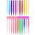 TOFAFA 22 Pcs Colored Hair Extensions, Multi-colors Party Highlights Clip in Synthetic Hair Extensions 22 inch (Colorful Set)