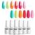 Vishine Gel Nail Polish Set Treding Summer Gel Polish Kit - Bright Colors Collection - UV LED Nail Gel Required  8ml Bottle Nail Art C052