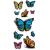 TAFLY 3D Colorful Butterfly Body Art Temporary Tattoos Waterproof Sticker 5 Sheets