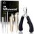Toenail Clippers, Upgraded Toe Nail Clippers for Men, Professional Nail Clipper, Toenail Clippers for Thick Nails for Seniors (Silver)-Wanmat… 1 Count (Pack of 1)