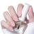 Clear Nail Polish - 2 in 1 Nail Varnish Quick Dry Top Coat & Base Coat Nail Polish Glossy Finish & Long Lasting Nail Coat Non-Toxic Water Based Natural Nail Varnish 01 ClearTopCoat