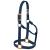 WEAVER Leather Non-adjustable halter navy Average Horse