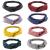 Yeshan Women's Criss cross Silk Satin Headbands Elastic Twisted Head Wrap Knotted Hair Band pack of 8 No1(mixed 8 pcs)