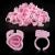 ZXMFDZ 100PCS Glue Rings Lash Rings for Glue Glue Rings for Eyelash Extensions Eyelash Glue Holder Lash Glue Rings Smart Glue Cups (Pink)