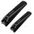 FACEMADE Nail Clippers Set - 2 Pack Premium Sharp Stainless Steel Fingernail & Toenail Clippers with Sturdy Travel Tin Case Professional Manicure Kit Fingernail Tools for Nail Care (Black)