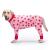 YeaPeeto one-divider for dogs for relaxation for large and medium-sized dogs pajamas full body for hair loss allergies anti-licks wound protection cone alternative (3xl strawberry) 3xL strawberry