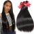 10A Human Hair Bundles Brazilian Straight Hair Bundles (20 22 24) 100% Unprocessed Virgin Weave 3 Bundles Human Hair Raw Remy Hair Bundles Natural Black 20 22 24 3 bundles