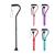 BeneCane Walking Cane for Men & Women Adjustable Cane with Offset Soft Cushioned Handle -Portable Lightweight Sturdy Mobility Walker Aid for Elderly, Seniors Collapsible Cane Black