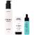 Cleen Beauty Everyday Skincare 3-Piece Set | Rosehip Jelly Face Cleanser  Cooling Eggplant Eye Balm  & Blue Light Defense Serum Set | Paraben Free | Skincare Products for Face