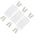 NeverBreak Parts - 3 Pack Cooler Hinges with Screws for Igloo Coolers | High Strength Cooler Replacement Parts White