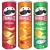 Original Flavour Sharing Crisps 185g with Paprika 185g & Sour Cream & Onion 185g - Bundle Consisting of Pringles Crisps x3 Packs