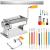 Polymer Clay Roller Machine Set Includes Clay Presser Machine with 9 Adjustable Thickness Settings  9 Clay Shaping Tool  8 Round Clay Cutter and 7.87 Clay Cutter for DIY Craft Projects