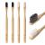 Daletu Bamboo Toothbrush, Biodegradable Toothbrushes Extra Soft Bristles, 20000 Soft Natural Bristle Toothbrush, Eco Friendly Toothbrushes for Sensitive Teeth Gum Recession - 4 Pack Bamboo Handle