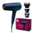 Philips 5000 Series hair dryer - hairdryer with thermoshield technology volume diffuser and 9 mm and 11 mm nozzle in blue and metallic (model BHD510/20)