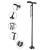Folding Cane with Led Light Adjustable Canes and Walking Sticks for Arthritis Disabled and Elderly Black