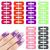 XPEX 60 pieces nail polish template nail stencil nail polish stencil reusable nails edge skin barrier kit nail art paint protection top protection nail art basic tool accessories