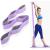 DEHUB Stretch Strap, Elastic Yoga Stretching Strap, Multi-Loop for Physical Therapy, Pilates, Yoga, Dance & Gymnastics Exercise and Flexible Pilates Stretch Band Purple