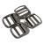 DGOL 10 pcs 1 inch Strong Heavy Shinning Zinc Alloy Ladder Lock Slider Adjustable Webbing Strap Release Buckles (Gunmetal)