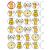 24x Pudsey Children In Fundraising Mix 1 .5" (3.8cm) PRE-CUT PREMIUM RICE PAPER Edible Cake Toppers
