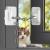 Window fuses children door window backups for window fridge cabinet doors Aosite 2 pieces chains Turkette without drilling drawer lock Door Lock Without Drilling 2 Packs White