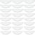 24 Pieces Silicone Eyelash Shield Pads with S/M/L Size Lash Lift Rods Makeup Beauty Tool Makeup Utensil Reusable Lash Lifting Shield Pads Supplies
