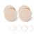 KOOBA 4pcs Round Makeup Sponges Supplement  Beauty Face Primer Compact Powder Puff  Blender Sponge Replacement for Cosmetic Flawless Foundation  Sensitive and All Skin Types Round 4Pcs