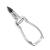 By MILLY German Steel Heavy Duty Toenail Clippers - Trim Thick or Hard Toenails with Medical Grade High Carbon Stainless Steel Toenail Cutter - Professional Podiatrist Toenail Nipper (Silver)