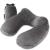 UROPHYLLA Inflatable Travel Pillow 100 Soft Velvet Inflatable Neck Pillow for Traveling Airplanes Train Car Office with Compact Bag Breathable Washable Cover Suit for Adults Sleeping - Grey