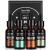 4 Pack Beard Oil Set Leave in Conditioner, Cedarwood, Sandalwood, Sage, Sweet Orange for Men Mustaches Growth, Soften, Moisturizing, Strength, Stocking Stuffers Gifts for Him Man Dad Father Boyfriend Cedarwood,Sandalwood,Sage,Sweet Orange