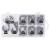 UCEC Circle Hooks Fishing Hooks 2X Strong Customized Offset Sport Circle Hooks Black High Carbon Steel Octopus 150pcs/box - Size:#1 1/0 2/0 3/0 4/0 5/0 6/0 8/0