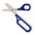 PETA Easi-Grip Children's Long Loop Scissors - Stainless Steel and Long Loop Handle - Self Opening - Ergonomic Grip to Increase Stability - Ideal for Anyone with Poor Hand Control Weak Grip and Joint Problems - 45mm Rounded Blade