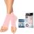 Doctor Developed Copper Infused Foot Compression Sleeves/Plantar Fasciitis Socks PAIR and Doctor Written Handbook L (Pink)