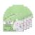 4 Piece Face Blotting Paper Set 400 PCS Blotting Paper for Oily Skin Care Blotting Papers Natural Oil Absorbing Sheets Oil Blotting Paper Face Blotting Papers Face Oil Blotting (Green)