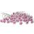 Onwon 40 Pieces Rose Flower Rhinestone Hair Clips Crystal Hair Pins for Bridal Wedding Party Daily Life Women and Girls Hair Jewelry Acessories  with Storage Bag (Pink)
