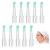 Prasacco 10 Pieces Silicone Ear Spoon Tips Soft Ear Cleaner Replacement Tips Otoscope Ear Wax Removal Tool Replacement Reusable Ear Wax Removal Accessories Kids Family Ear Health Care