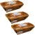 3 x 2 Sticky Toffee Sponge Pudding Dessert Cake Golden Syrup Topping Natural