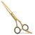Hair Cutting Scissors, ULG Hair Shears 6.5 inch Hairdressing Hair Scissor, Salon Razor Edge Hair Cutting Shears, Japanese Stainless Steel Haircut Scissors with Detachable Finger Gold