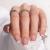 Bartbox French press on nails short Square artificial nails to stick on 30 pieces of French fake nails with nail glue short press on nails square false nails for women & girls 1-White and pink-02