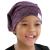 ELIHAIR Kids Beanie Sleep Hats Bonnet for Night Sleeping Cap Silky Lined Satin Bonnet with Adjustable Elastic Band for Teens Toddler Child Natural Curly Frizzy Hair Cover(Rose Violet) Kids Rose Violet