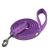 WINHYEPET True Love Dog Leash Nylon Reflective Comfortable Handle Lead Puppy Training Walking Rope Easy Control Suitable Small Medium Large Breeds 110cm Length TLL2111(Purple M) M Purple